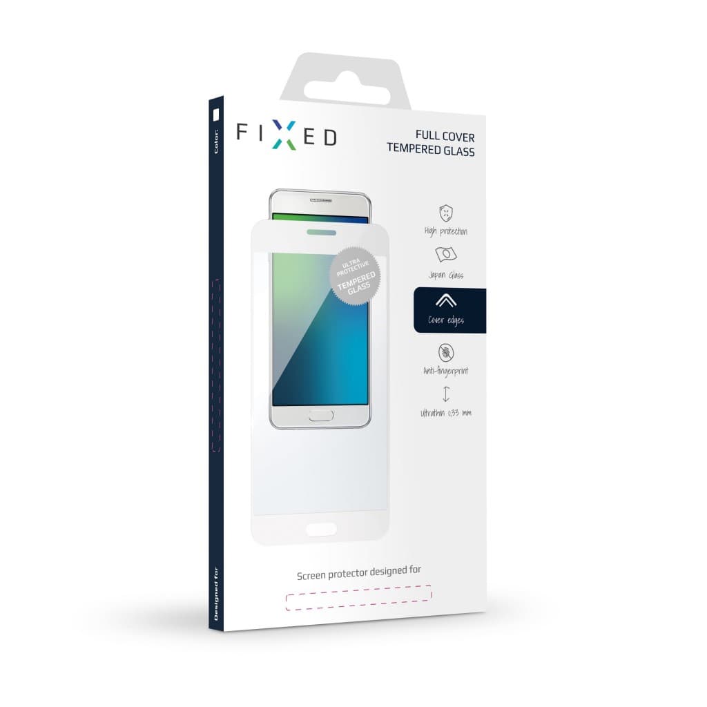 Ochranné tvrzené sklo FIXED Full-Cover pro Apple iPhone 7 Plus/8 Plus, lepení přes celý displej, bílé - náhled 3