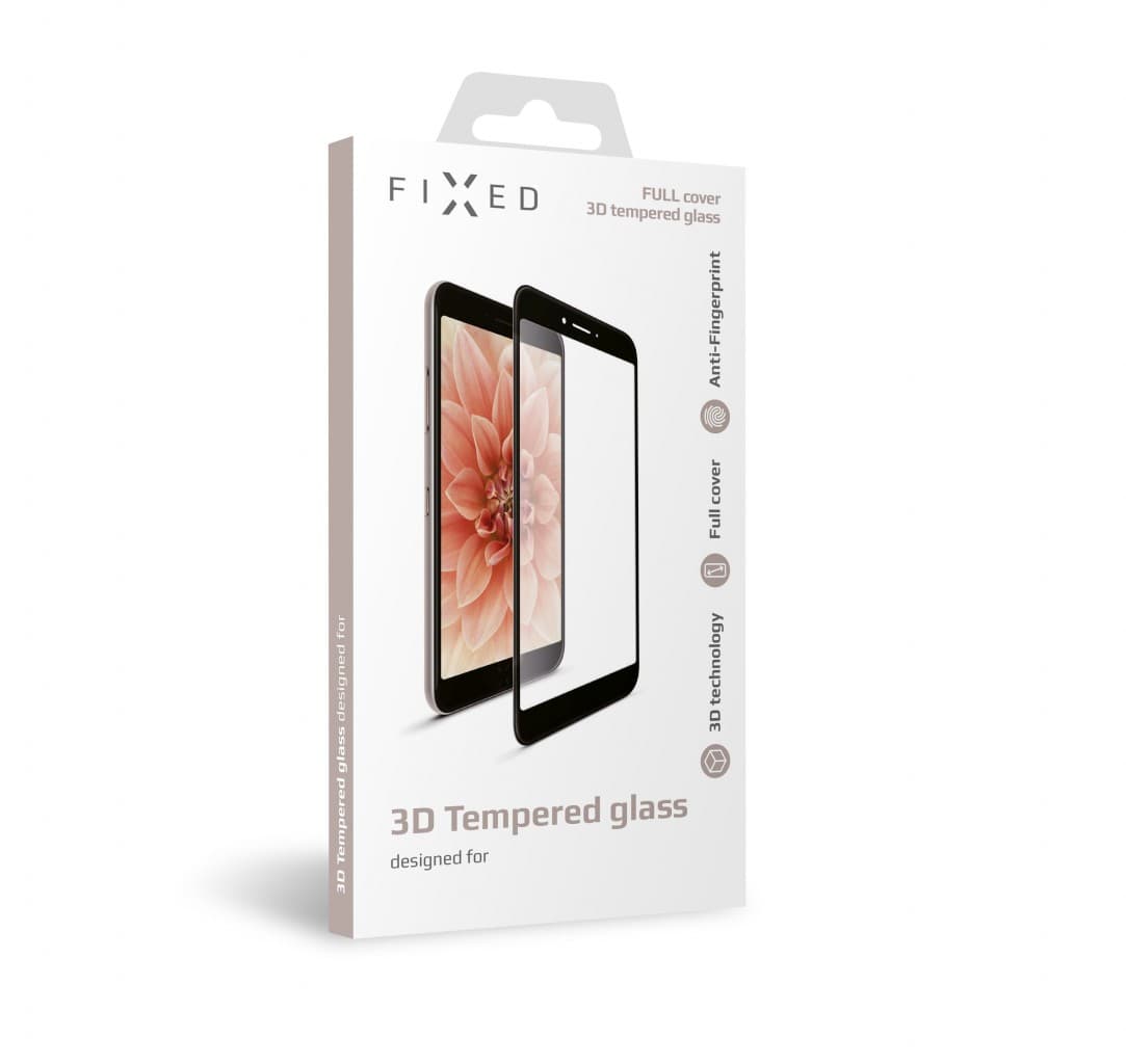 Ochranné tvrzené sklo FIXED 3D Full-Cover pro Apple iPhone XR/11, s lepením přes celý displej, černé - náhled 3