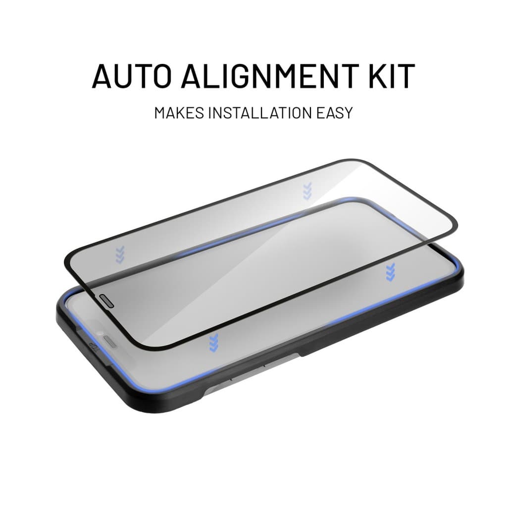 Ochranné tvrzené sklo FIXED 3D Full-Cover s aplikátorem pro Apple iPhone 13/13 Pro, černé - náhled 3