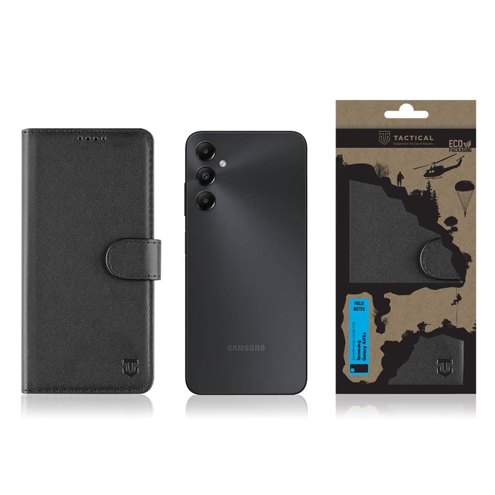 Tactical Field Notes pro Samsung Galaxy A05s Black - náhled 3
