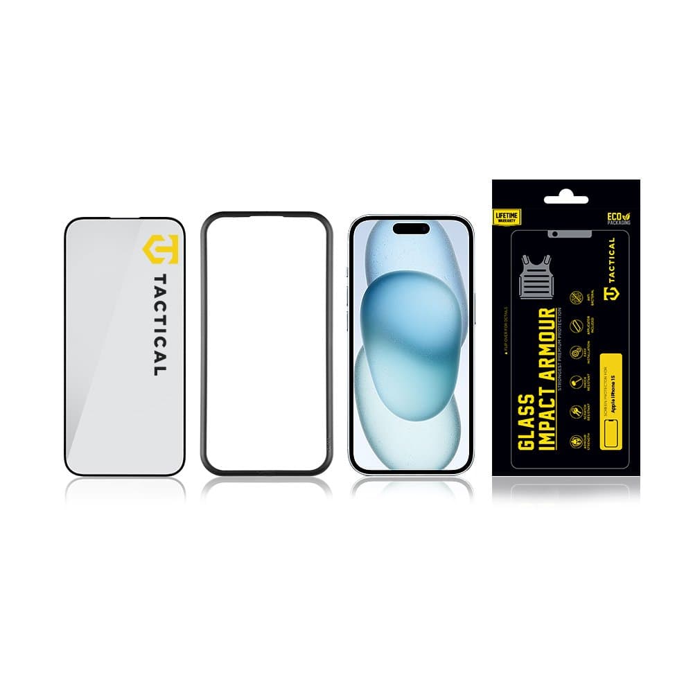 Tactical Glass Impact Armour sklo pro Apple iPhone 15 - náhled 3