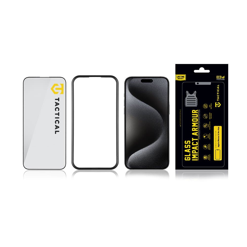 Tactical Glass Impact Armour sklo pro Apple iPhone 15 Pro Max - náhled 3