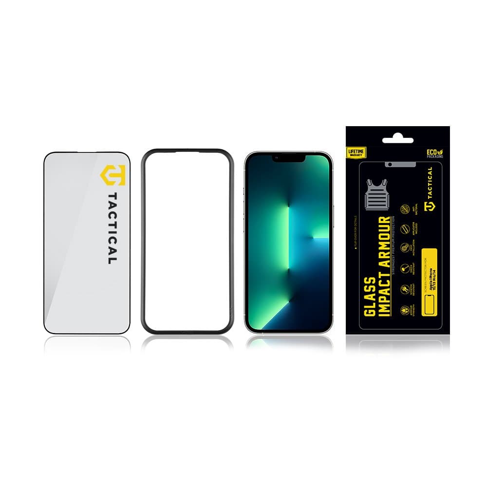 Tvrzené sklo Tactical Glass Impact Armour pro Apple iPhone 13-13 Pro-14-16e - náhled 3