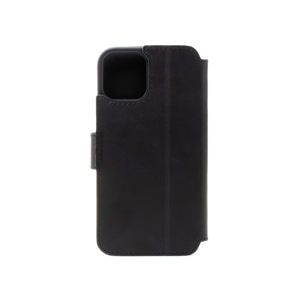 Kožené pouzdro typu kniha FIXED ProFit pro Apple iPhone 13, černé - náhled 3