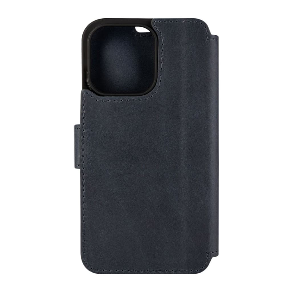 Kožené pouzdro typu kniha FIXED ProFit pro Apple iPhone 14 Pro, modré - náhled 3