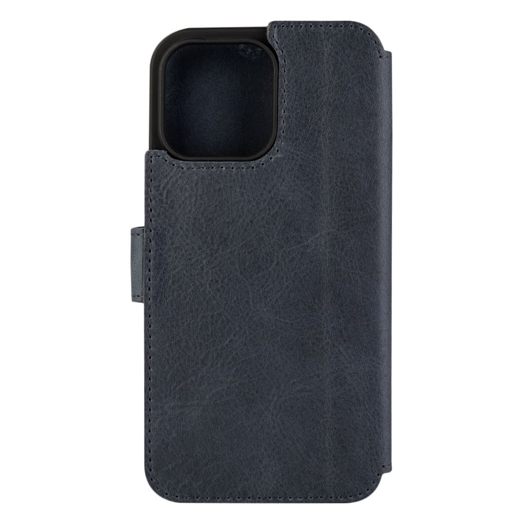 Kožené pouzdro typu kniha FIXED ProFit pro Apple iPhone 14 Pro Max, modré - náhled 3