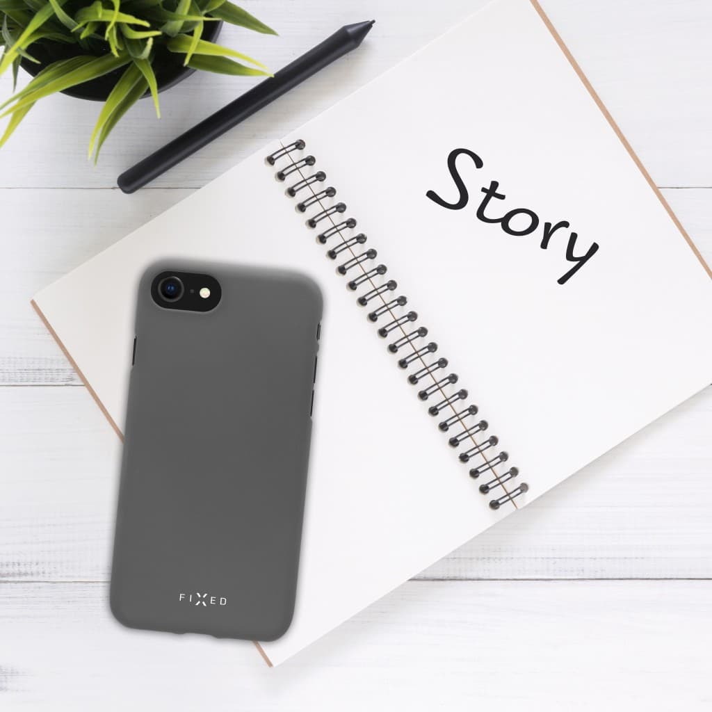 Zadní pogumovaný kryt FIXED Story pro Apple iPhone 11 Pro, šedý - náhled 3