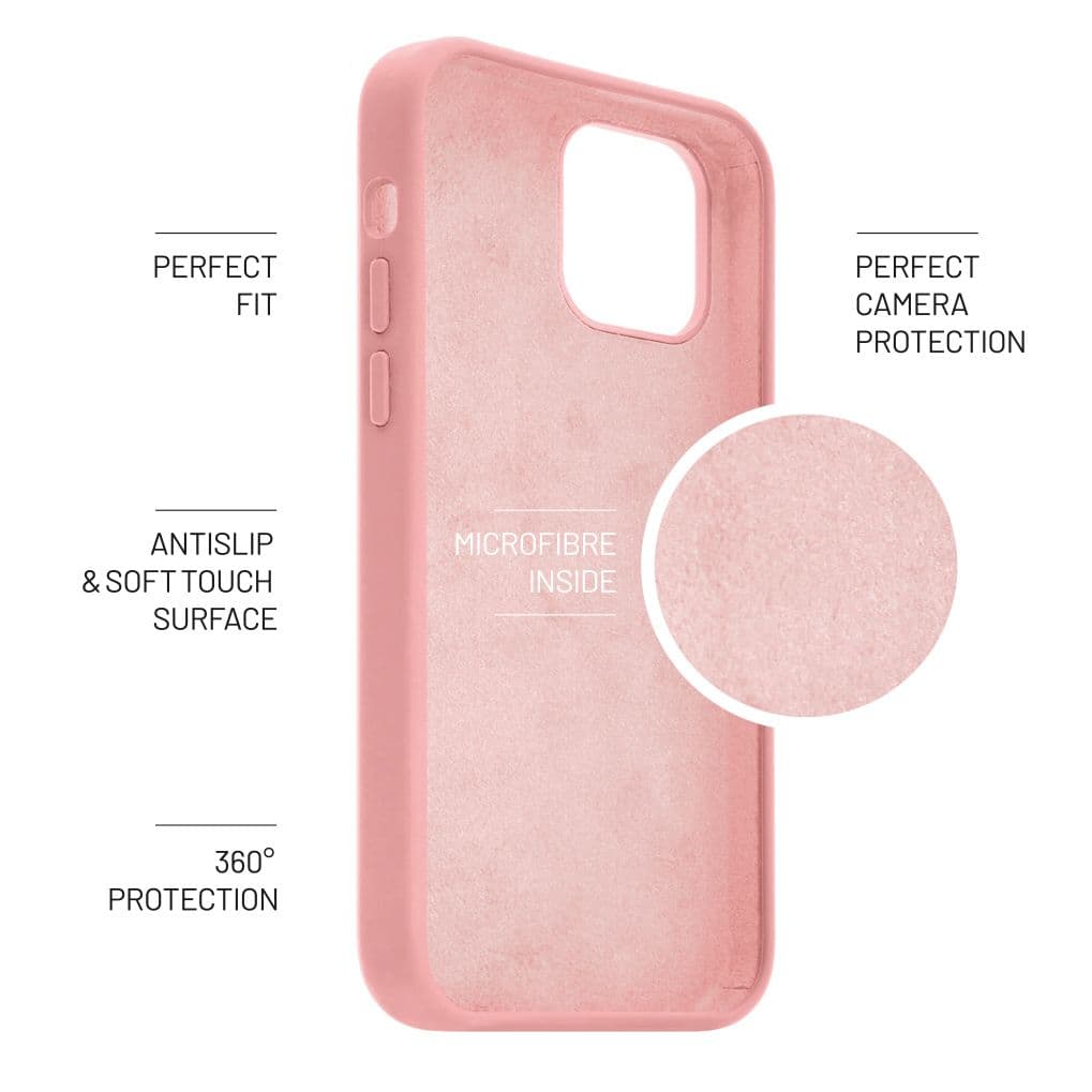Zadní kryt FIXED Flow pro Apple iPhone 12 Pro Max, růžový - náhled 3