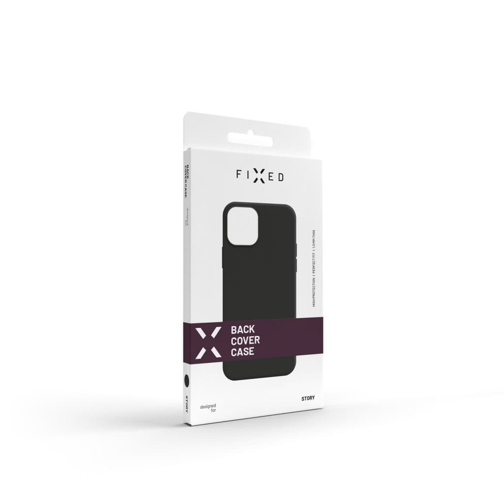 Zadní pogumovaný kryt FIXED Story pro Apple iPhone 13 Mini, černý - náhled 3