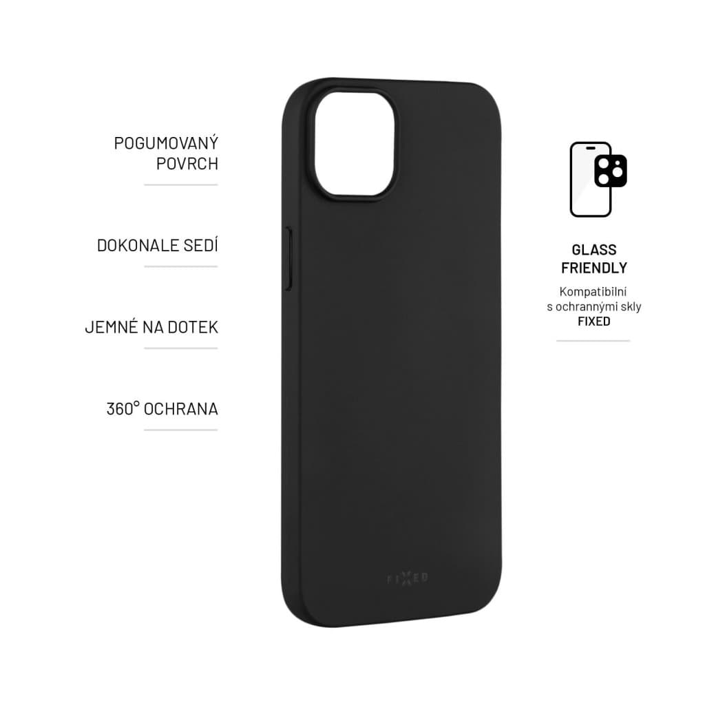 Zadní pogumovaný kryt FIXED Story pro Apple iPhone 14 Plus, černý - náhled 3