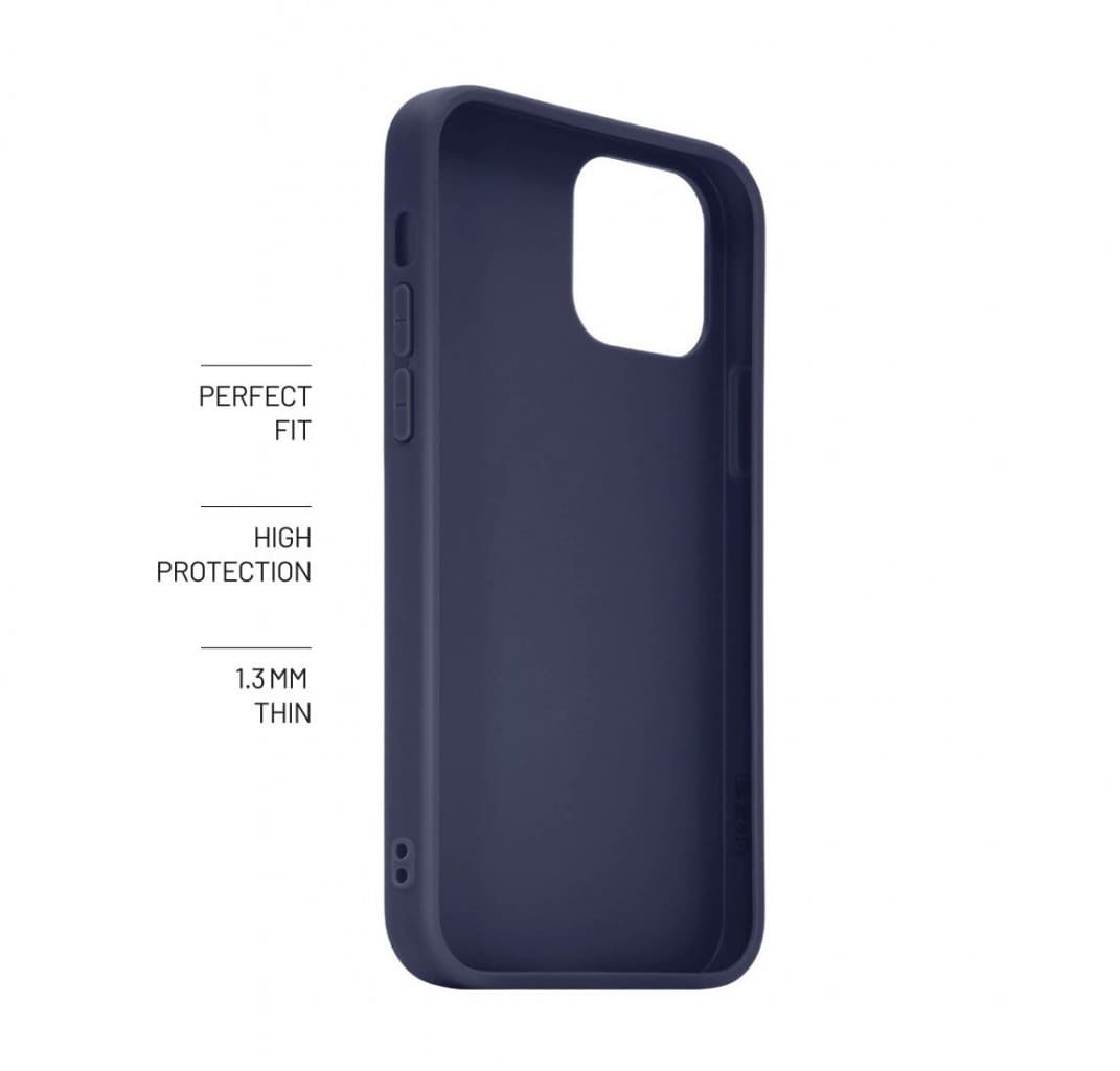 Zadní pogumovaný kryt FIXED Story pro Samsung Galaxy S23+, modrý - náhled 3