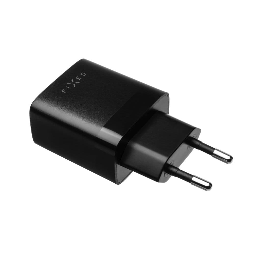 Síťová nabíječka FIXED s 2xUSB výstupem, 17W Smart Rapid Charge, černá - náhled 3