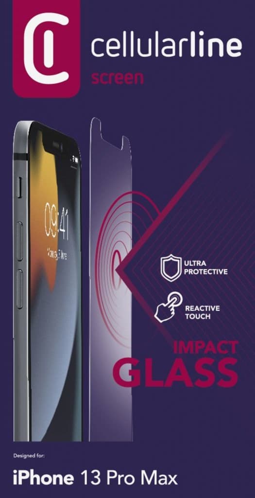 Ochranné tvrzené sklo Cellularline Second Glass Ultra pro Apple iPhone 13 Pro Max - náhled 3