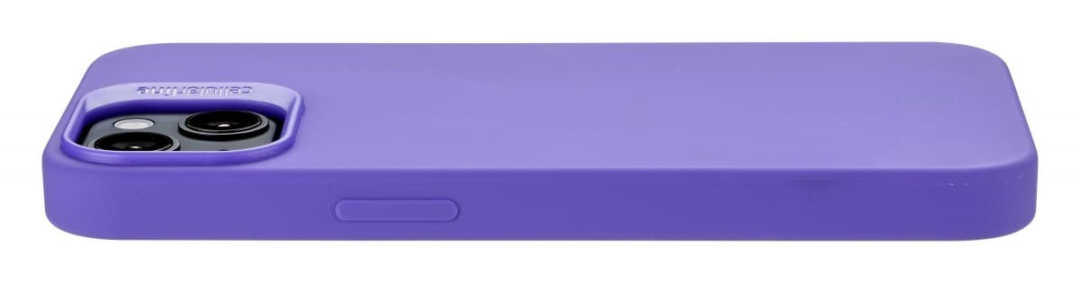 Ochranný silikonový kryt Cellularline Sensation pro Apple iPhone 14, fialový - náhled 3