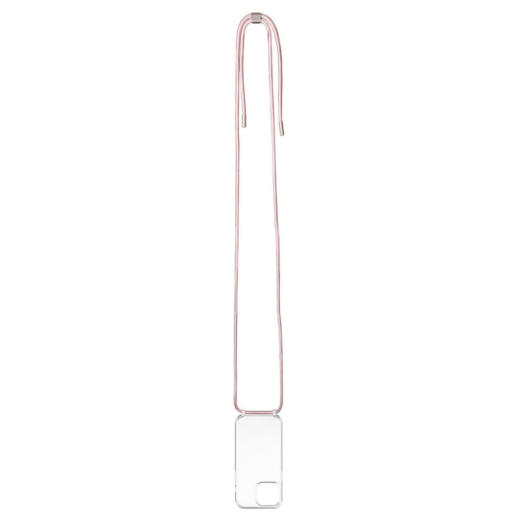 Pouzdro FIXED Pure Neck s růžovou šňůrkou na krk pro Apple iPhone 13 Pro Max - náhled 3