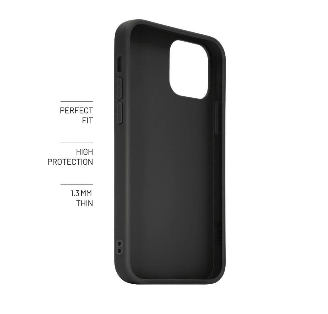 Zadní pogumovaný kryt FIXED Story pro Honor X7a, černý - náhled 3