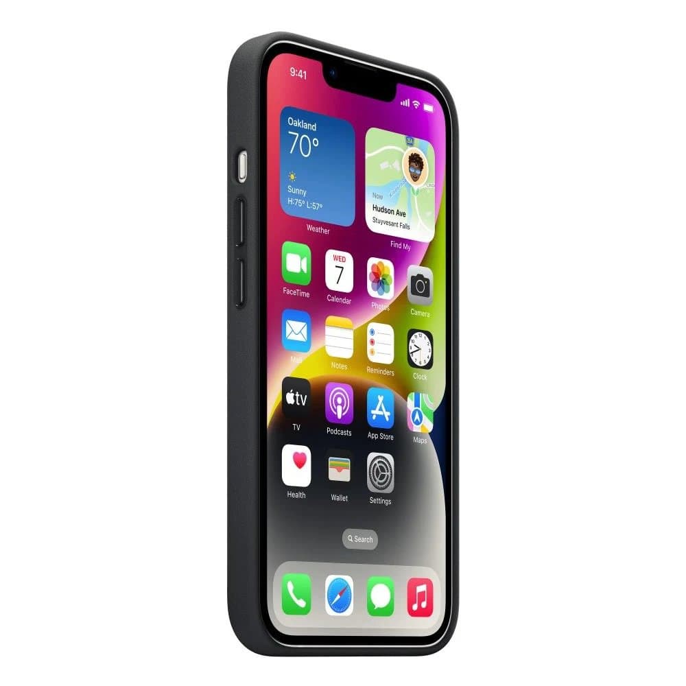 MPP93ZM/A Apple Kožený Kryt vč. MagSafe pro iPhone 14 Plus Midnight - náhled 3