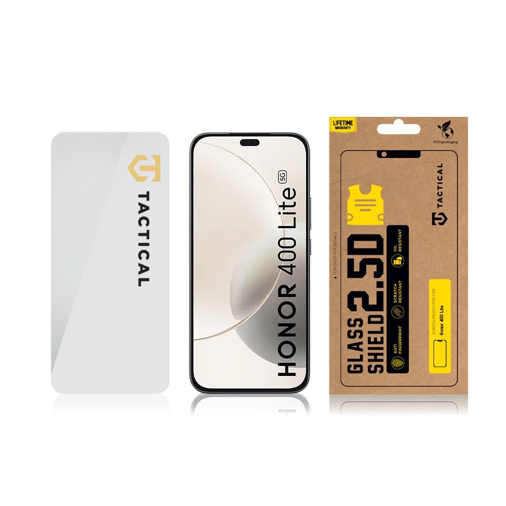 Tvrzené sklo Tactical Glass Shield 2.5D pro Honor 400 Lite Clear - náhled 3