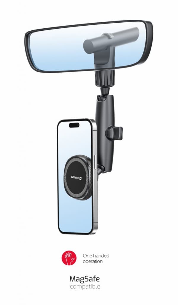 Magnetický držák do auta Swissten Mirror - náhled 3