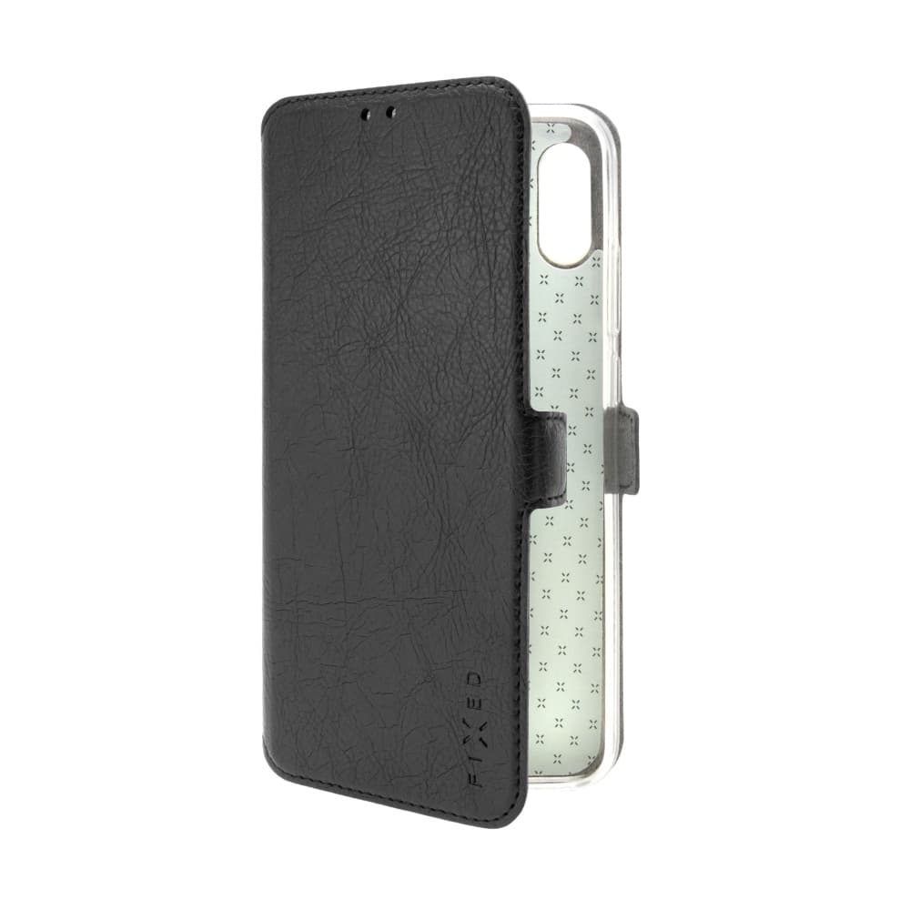 Tenké pouzdro typu kniha FIXED Topic pro Nokia C22, černé - náhled 3