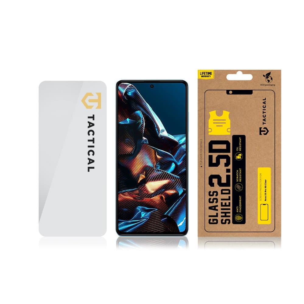 Tvrzené sklo Tactical Glass Shield na Xiaomi Poco X5 Pro 5G - náhled 3