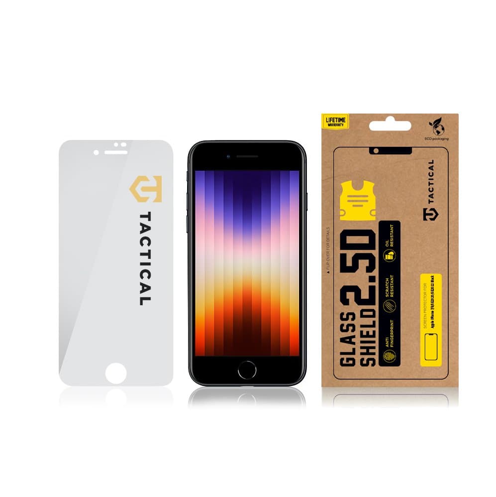 Tvrzené sklo Tactical Glass Shield pro Apple iPhone SE 2020 - SE 2022 - 7 -8 - náhled 3