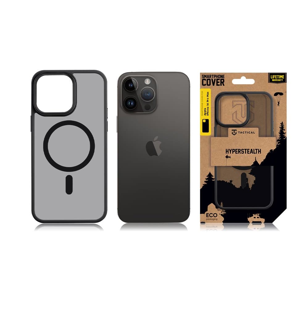 Zadní kryt Tactical MagForce Hyperstealth na iPhone 14 Pro Max tmavý - náhled 3
