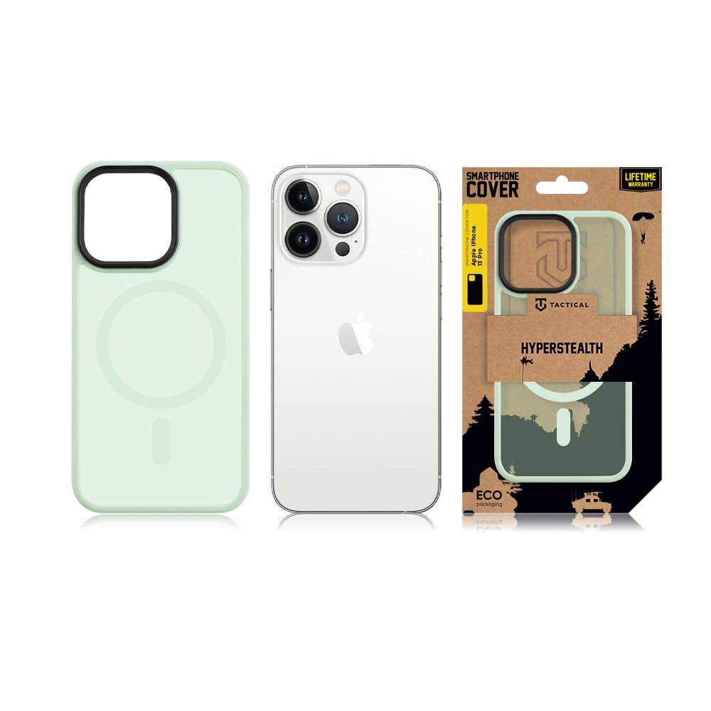 Zadní kryt Tactical MagForce Hyperstealth na iPhone 13 Pro zelený - náhled 3