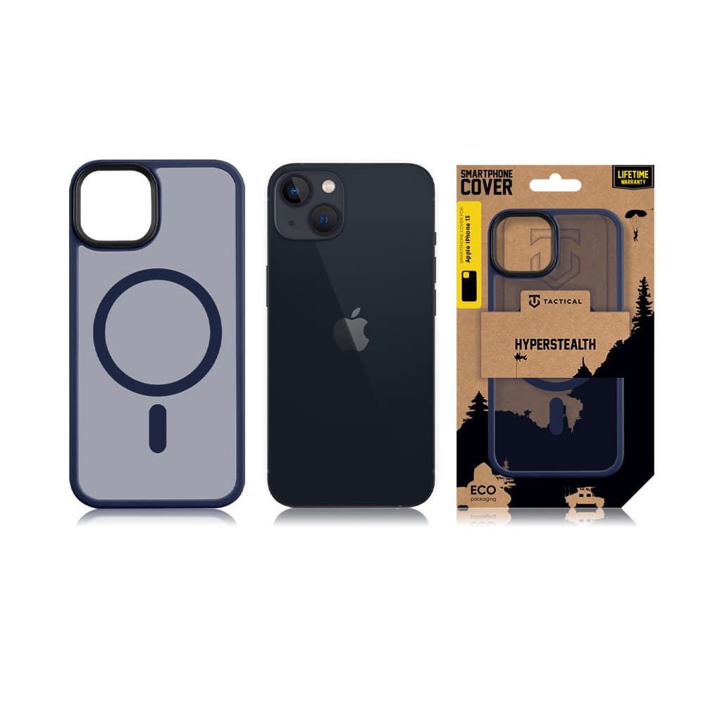 Zadní kryt Tactical MagForce Hyperstealth na iPhone 13 modrý - náhled 3