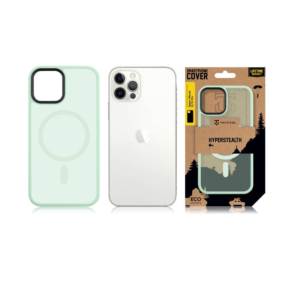 Zadní kryt Tactical MagForce Hyperstealth na iPhone 12 - 12 Pro zelený - náhled 3