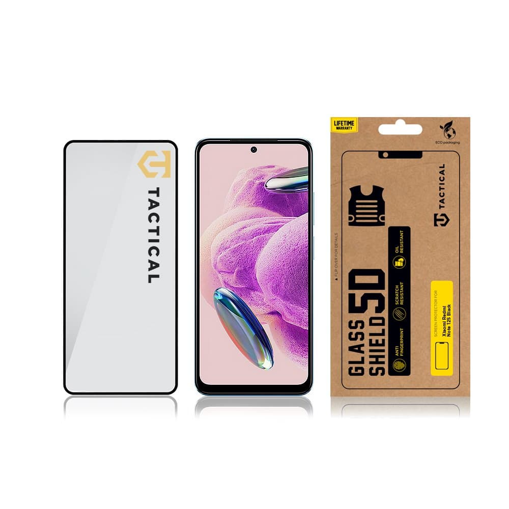 Tvrzené sklo Tactical na Xiaomi Redmi Note 12S 5D černé - náhled 3