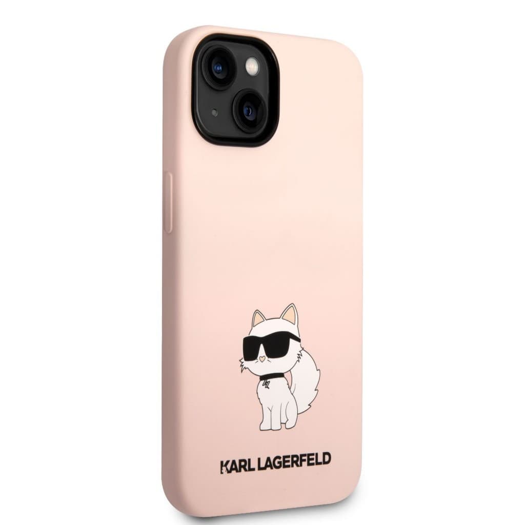 Karl Lagerfeld Liquid Silicone Choupette NFT Zadní Kryt pro iPhone 14 Plus Pink - náhled 3