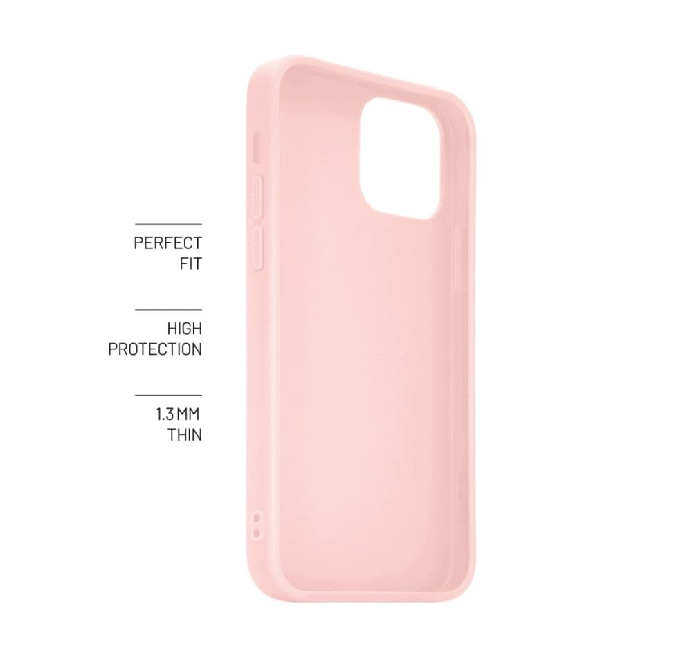 Zadní pogumovaný kryt FIXED Story pro Apple iPhone 15 Plus, růžový - náhled 3