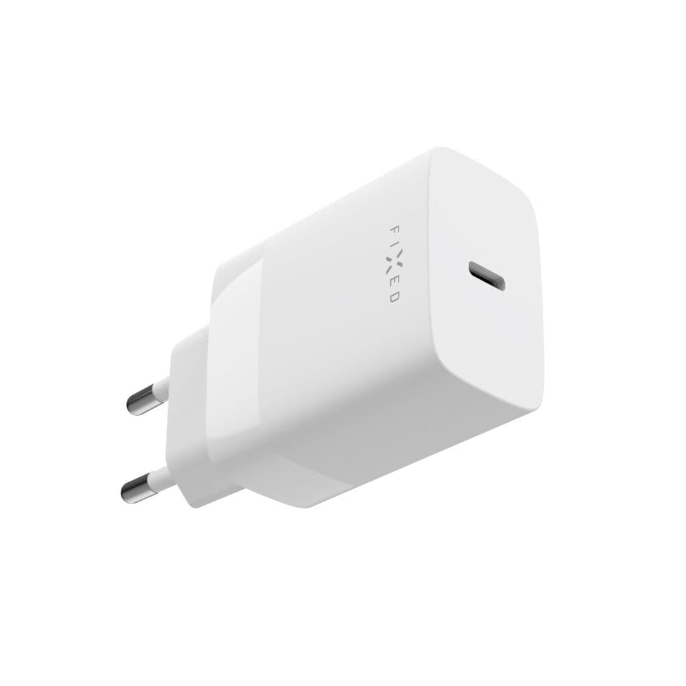 Adaptér FIXED s USB-C výstupem a podporou PD, 30W, bílý - náhled 3