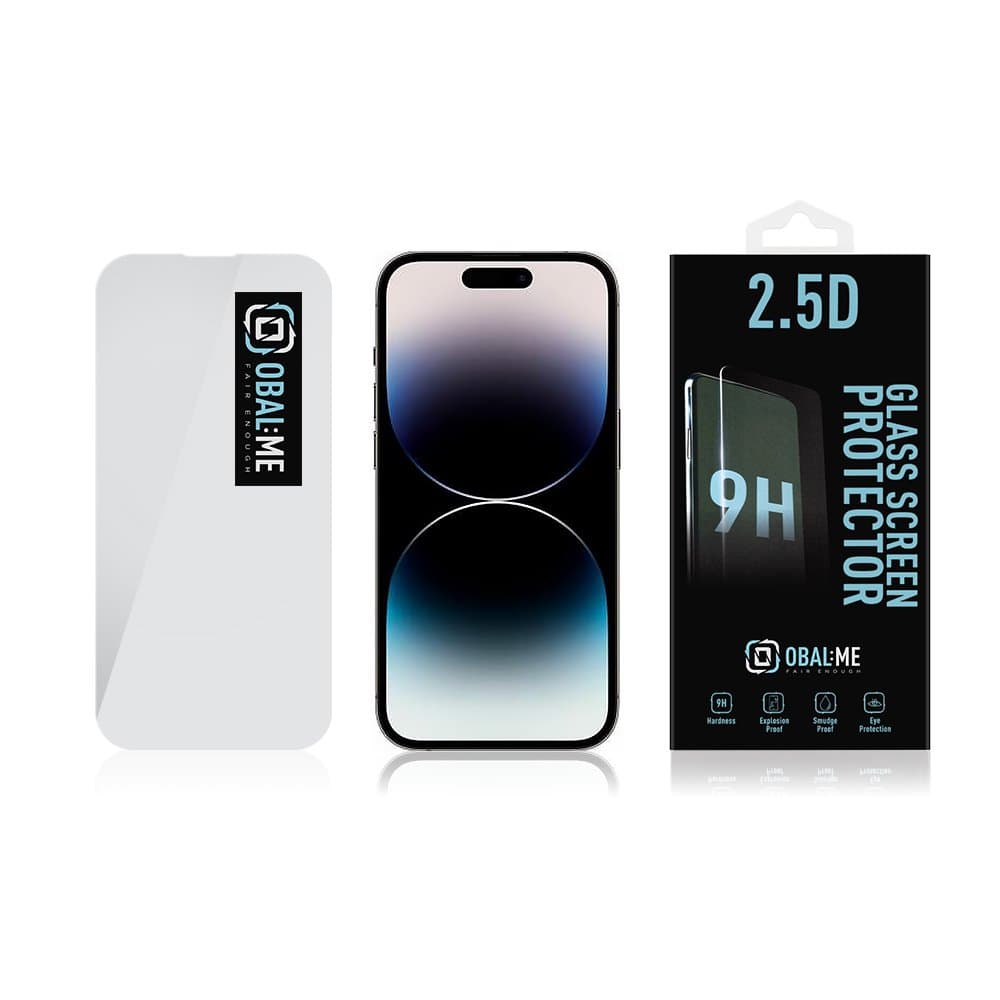 Obal:Me 2.5D Tvrzené Sklo pro Apple iPhone 14 Pro Clear - náhled 3