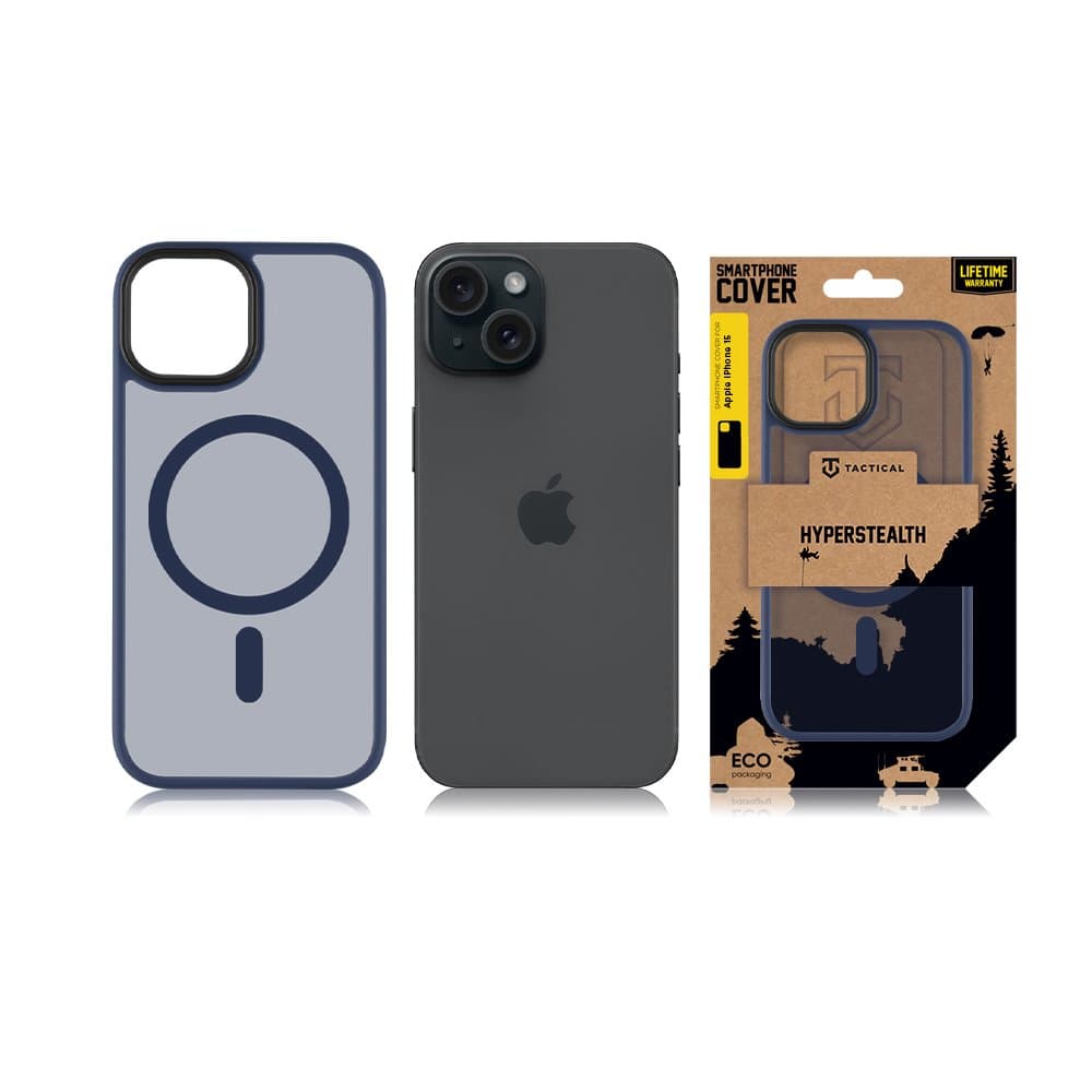 Tactical MagForce Hyperstealth Kryt pro iPhone 15 Deep Blue - náhled 3