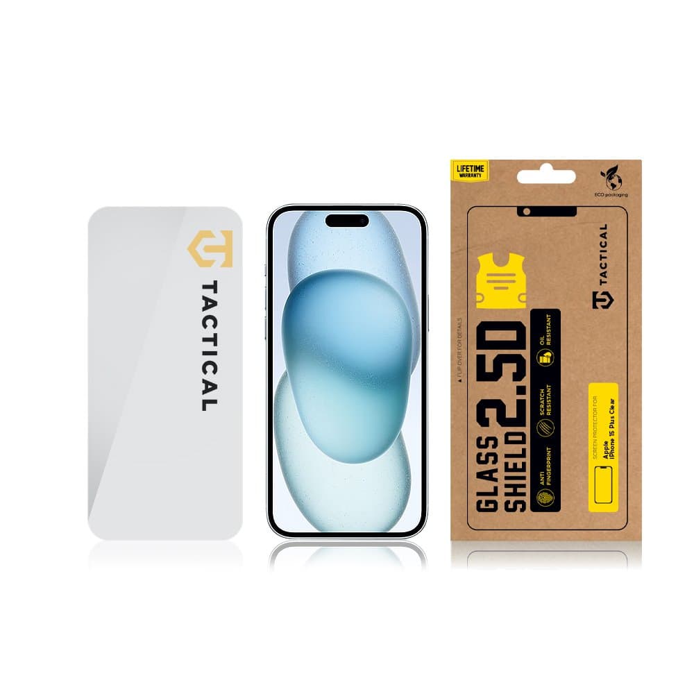Tvrzené sklo Tactical Glass Shield pro iPhone 15 Plus - 16 Plus - náhled 3