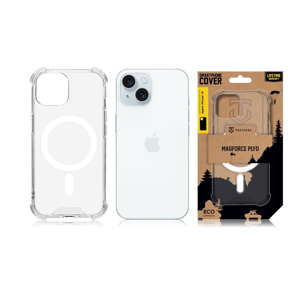 Tactical MagForce Plyo Kryt pro Apple iPhone 15 Transparent - náhled 3