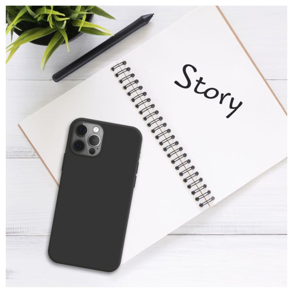 Zadní pogumovaný kryt FIXED Story pro Motorola Edge 50 Pro, černý - náhled 4