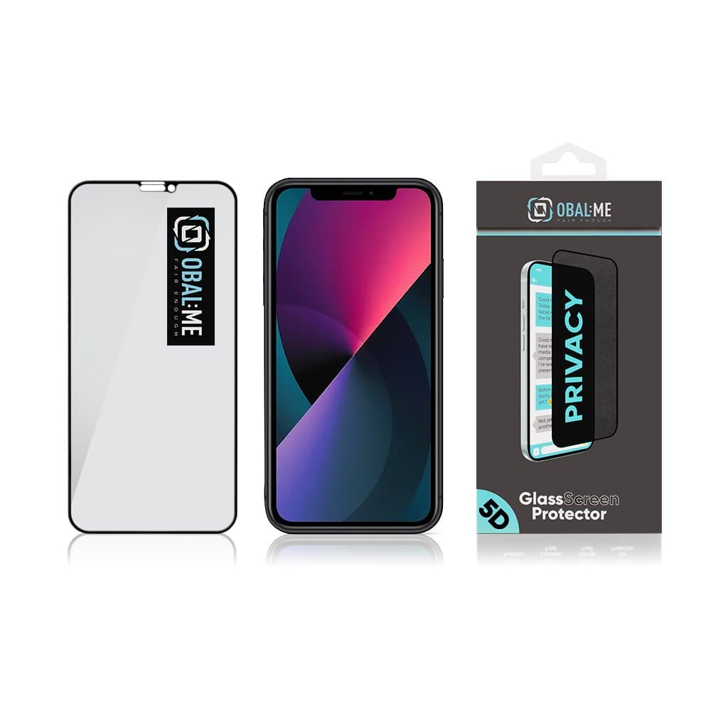 OBAL:ME Privacy 5D Tvrzené Sklo pro Apple iPhone 11/XR Black - náhled 4