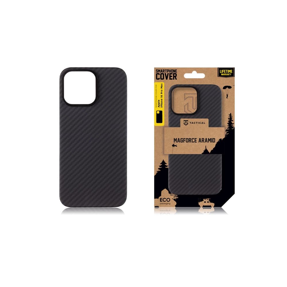 Zadní kryt Tactical MagForce Aramid pro iPhone 16 Pro Max Black - náhled 4