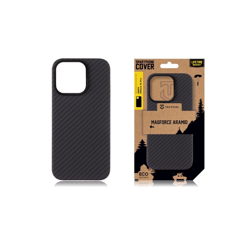 Zadní kryt Tactical MagForce Aramid pro iPhone 16 Pro Black - náhled 4