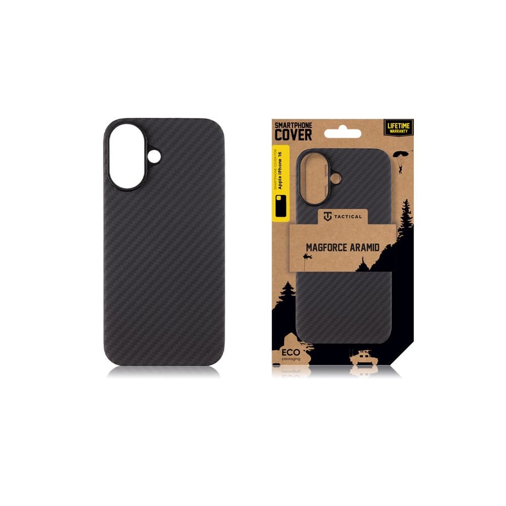 Zadní kryt Tactical MagForce Aramid pro Apple iPhone 16 Black - náhled 4