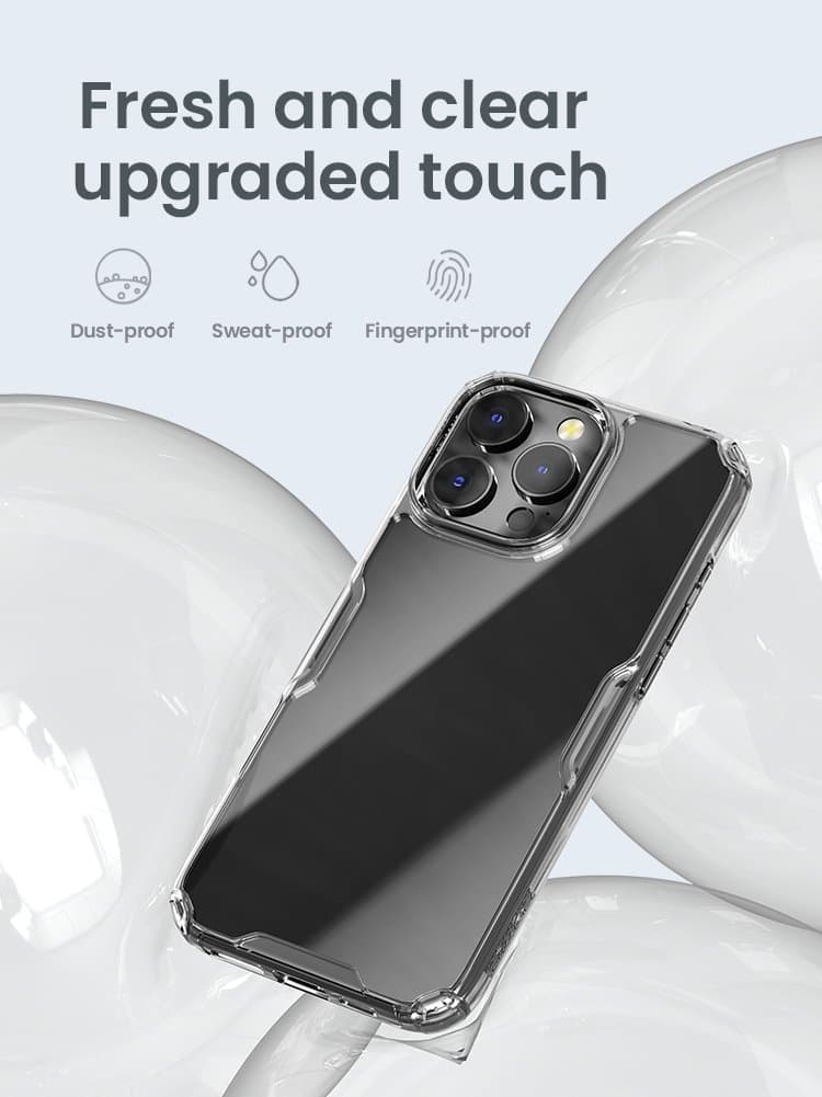 Zadní kryt Nillkin Nature TPU PRO pro iPhone 16 Pro Max průhledný - náhled 4