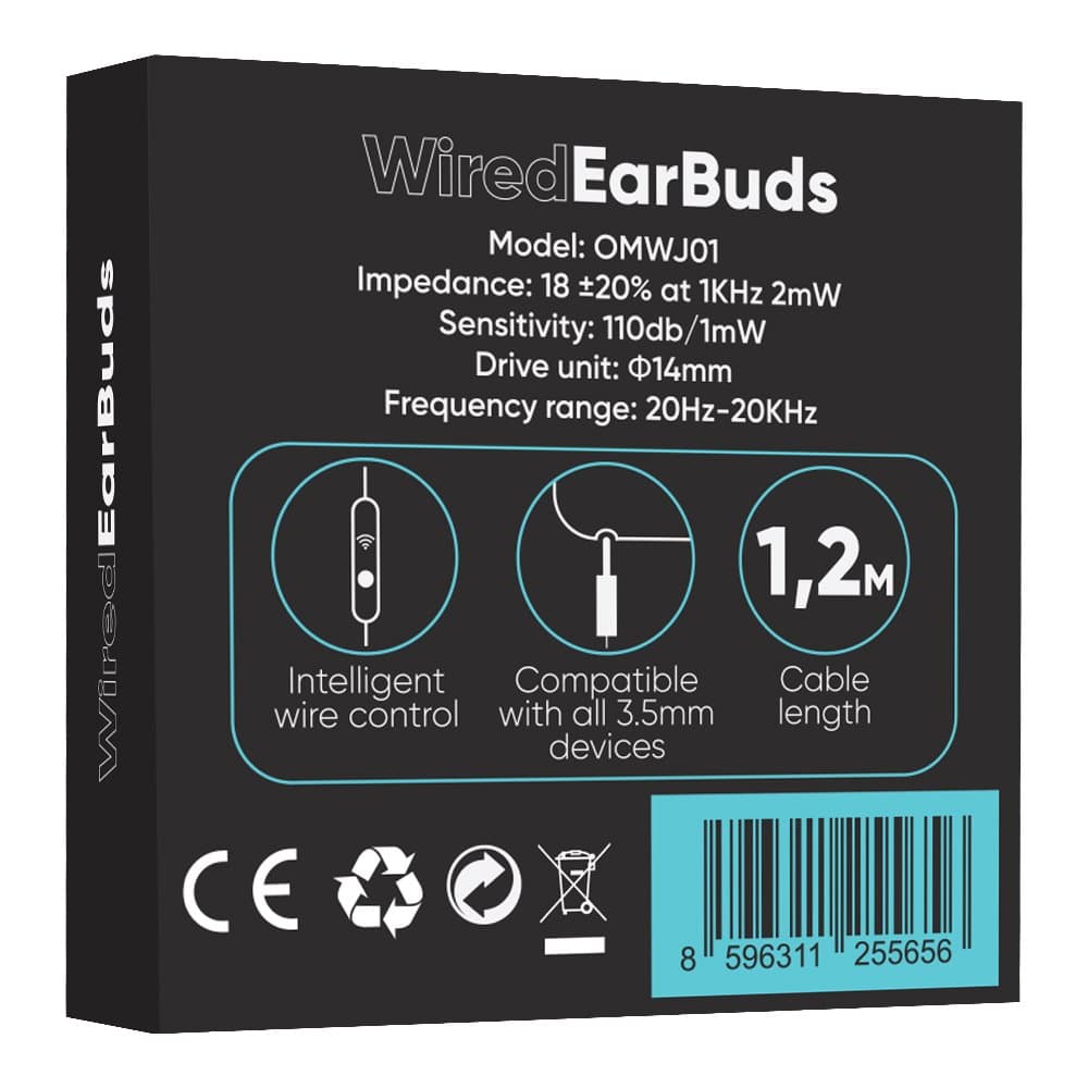 Sluchátka OBAL:ME 3.5mm Jack černá - náhled 4