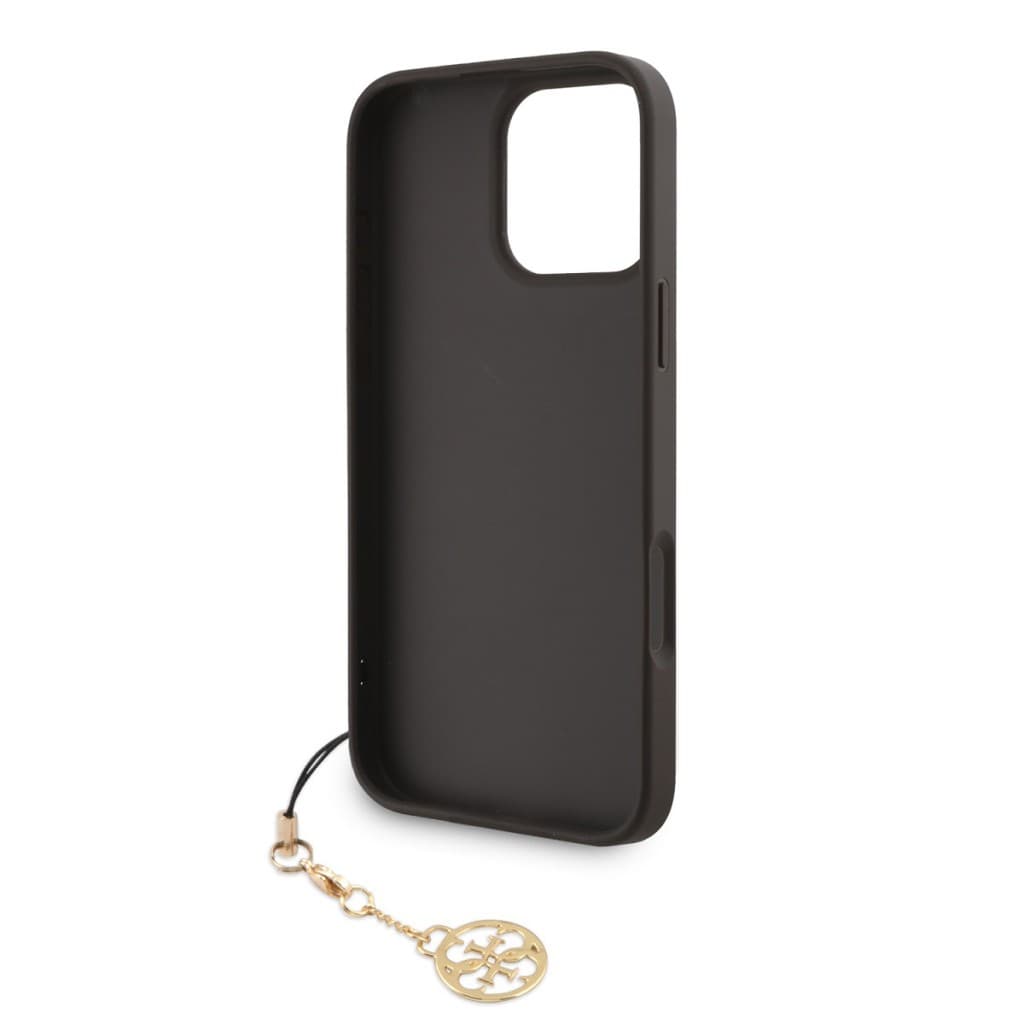 Zadní kryt Guess 4G Charm pro iPhone 16 Pro Max Tone on Tone Brown - náhled 4