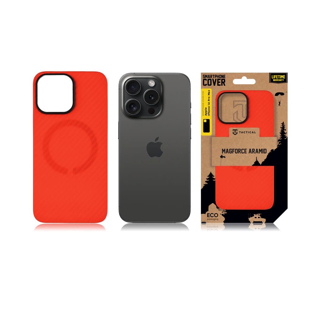 Zadní kryt Tactical MagForce Aramid Bloody Mary Limited Edition pro Apple iPhone 14 Pro Max - náhled 4