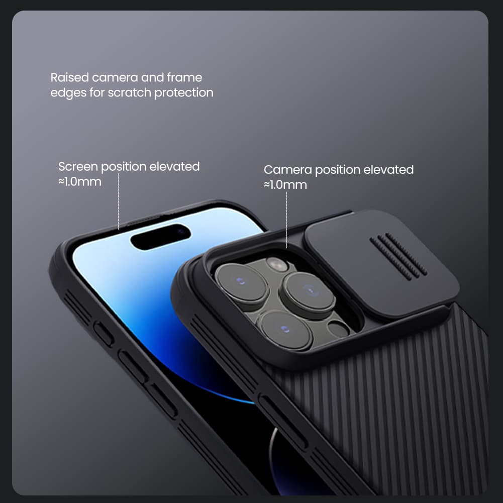 Zadní kryt Nillkin CamShield PRO pro Apple iPhone 16 Pro Max Black - náhled 4