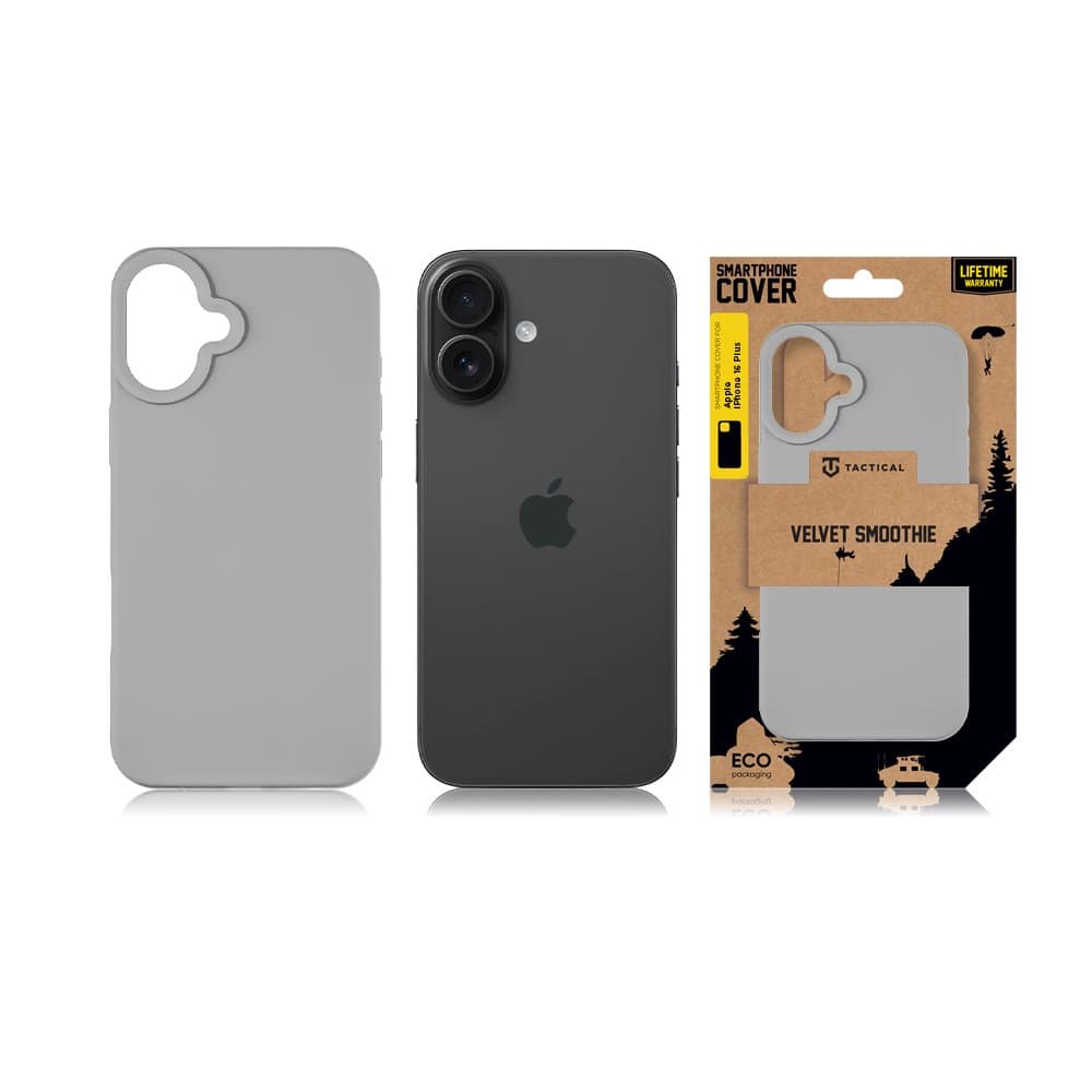 Zadní kryt Tactical Velvet Smoothie pro Apple iPhone 16 Plus Foggy - náhled 4