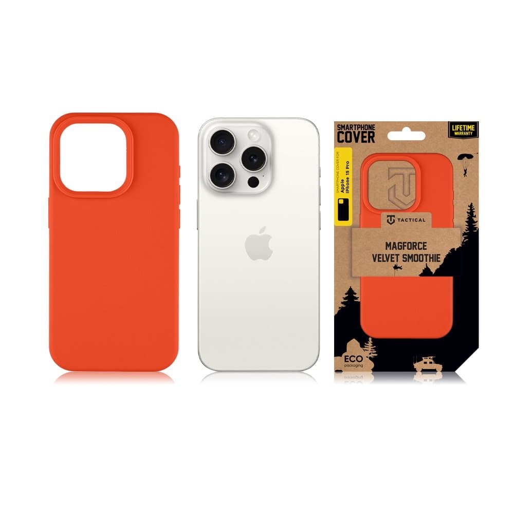 Zadní kryt Tactical MagForce Velvet Smoothie pro Apple iPhone 15 Pro Chilli - náhled 4